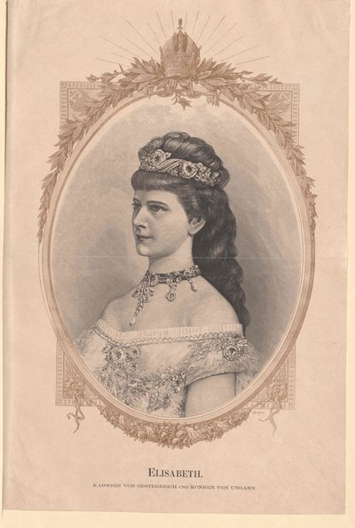 Keizerin van Oostenrijk Elisabeth door Artist Unknown