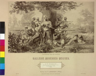 Episode uit de gevechten in Herzegovina 1878 door Artist Unknown