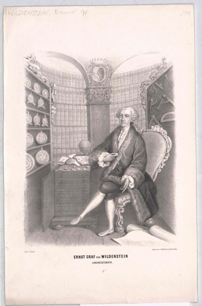 Ernst Henry count von Wildenstein door Artist Unknown