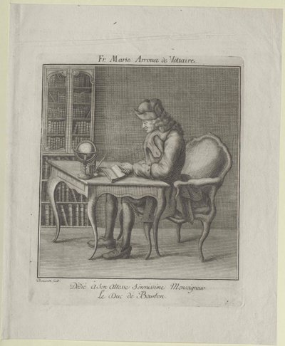 Fran006f0069s Marie Arouet Voltaire door Artist Unknown