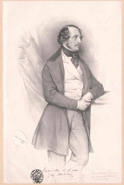 Francis Cavendish tabak door Artist Unknown