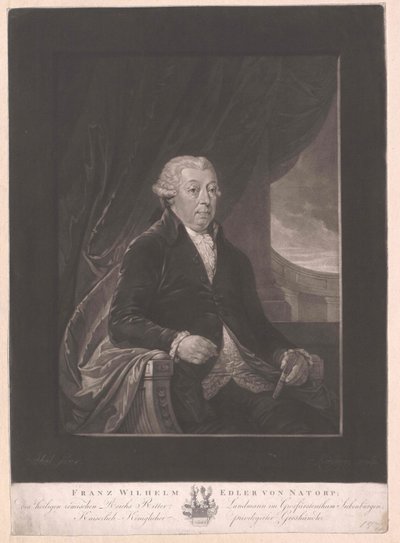 Franz Wilhelm baron von Natorp door Artist Unknown