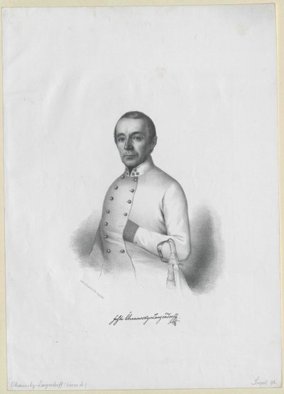 Franz Xavier baron Chanowsky-Langendorff door Artist Unknown