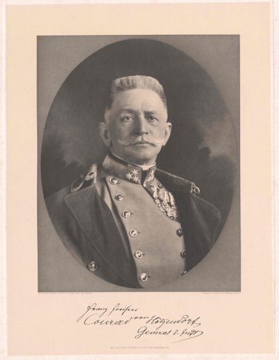 Franz graaf Conrad von Hoetzendorf door Artist Unknown