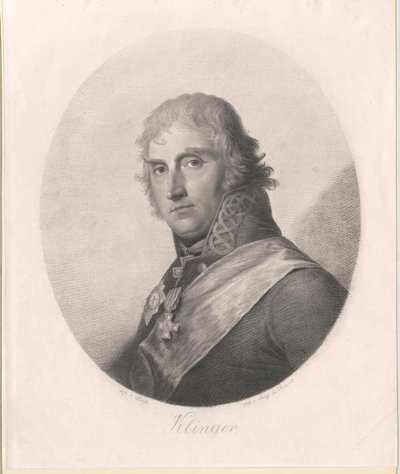 Frederic Maximilian von Klinger door Artist Unknown