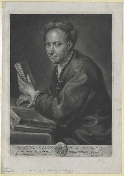 Georg Daniel Praebes door Artist Unknown