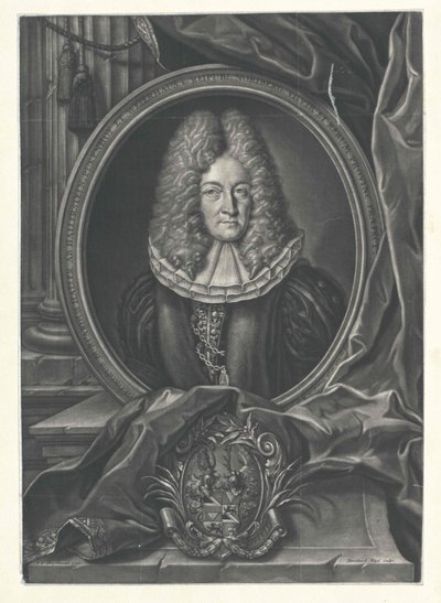 George Burkhard Haller von Hallerstein door Artist Unknown