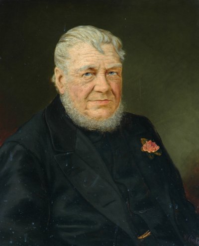 George Hattersley (olieverf op doek) door Artist Unknown