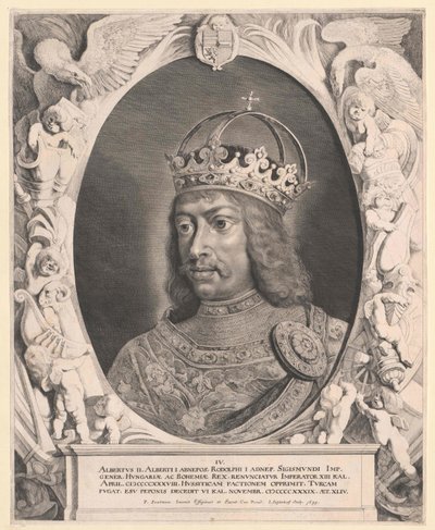 Duitse koning Albert II door Artist Unknown