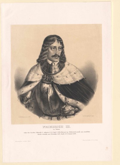 Duitse koning Frederik de Schone door Artist Unknown