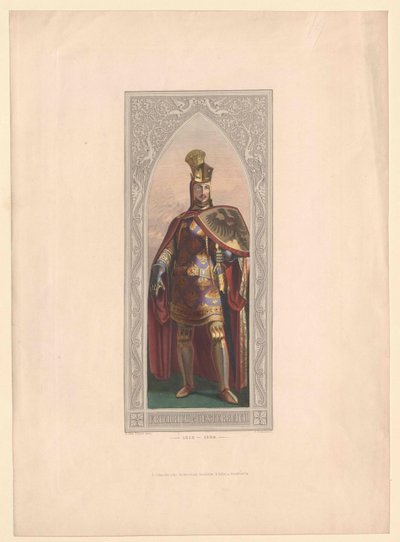 Duitse koning Frederik de Schone door Artist Unknown