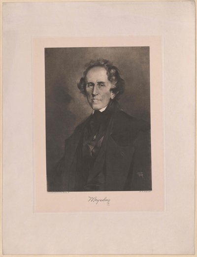 Giacomo Meyerbeer door Artist Unknown