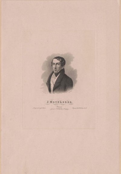 Giacomo Meyerbeer door Artist Unknown