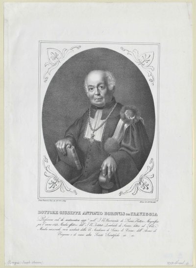 Giuseppe Antonio Borgnis door Artist Unknown
