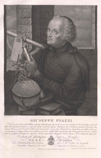Giuseppe Piazzi door Artist Unknown