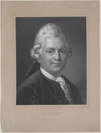 Gotthold Ephraim Lessing door Artist Unknown
