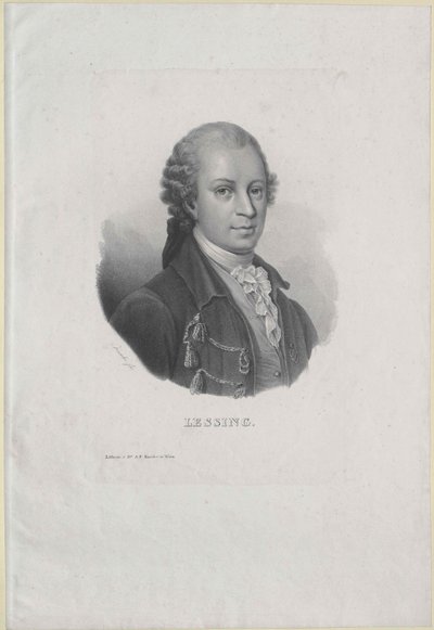 Gotthold Ephraim Lessing door Artist Unknown