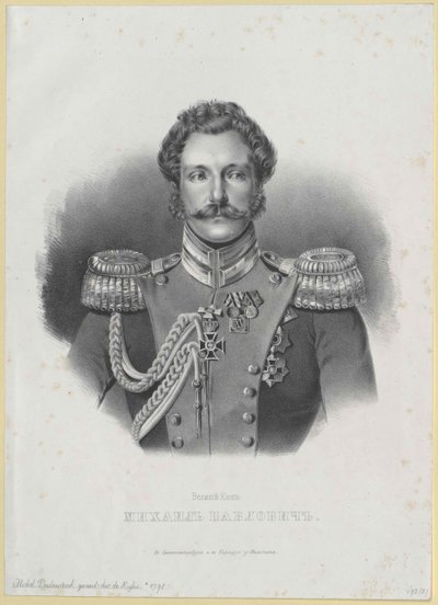 Grootvorst van Rusland Michael door Artist Unknown