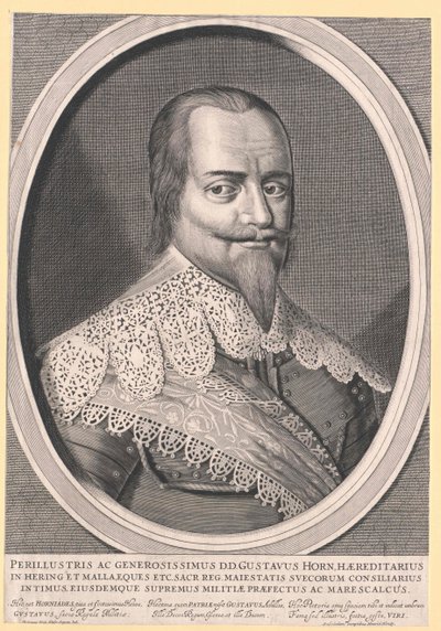 Gustaf graaf Horn af Bjoerneborg door Artist Unknown