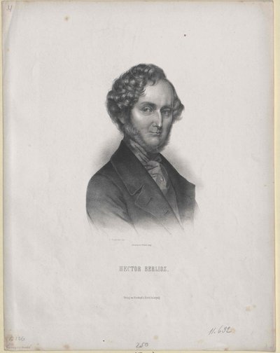 Hector Berlioz (druk) door Artist Unknown