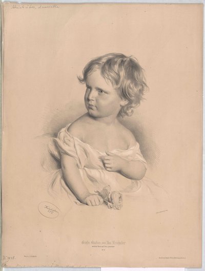 Henriette Kriehuber (afdruk) door Artist Unknown