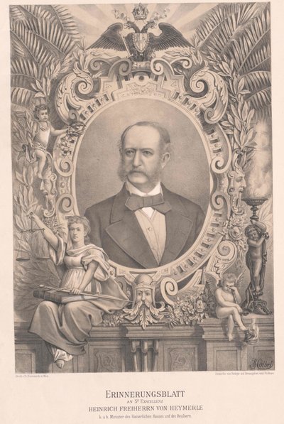 Henry Baron von Haymerle door Artist Unknown