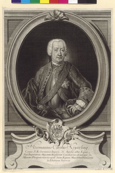 Hermann Karl graaf Keyserlingk door Artist Unknown