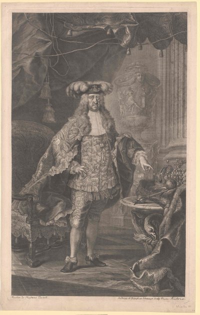 Heilige Roomse Keizer Karel VI door Artist Unknown