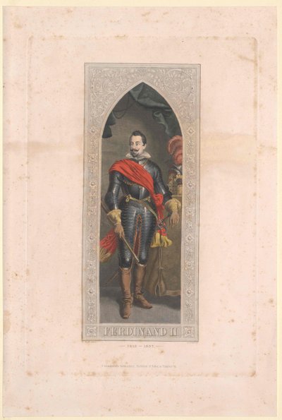 Heilige Roomse keizer Ferdinand II door Artist Unknown
