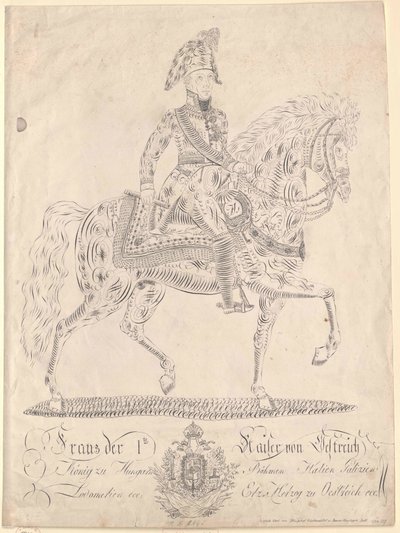 Heilige Roomse keizer Frans II door Artist Unknown