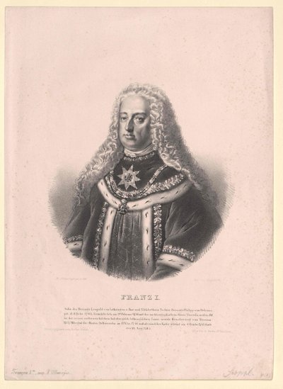 Heilige Roomse keizer Frans I door Artist Unknown