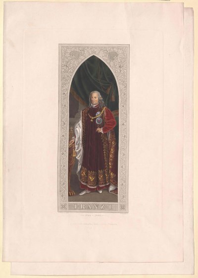 Heilige Roomse keizer Frans I door Artist Unknown