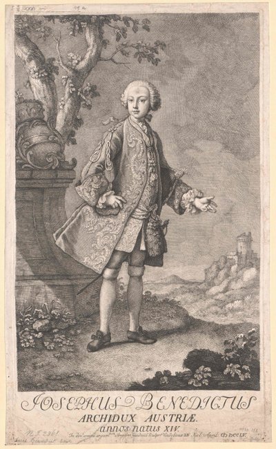 Heilige Roomse keizer Jozef II door Artist Unknown