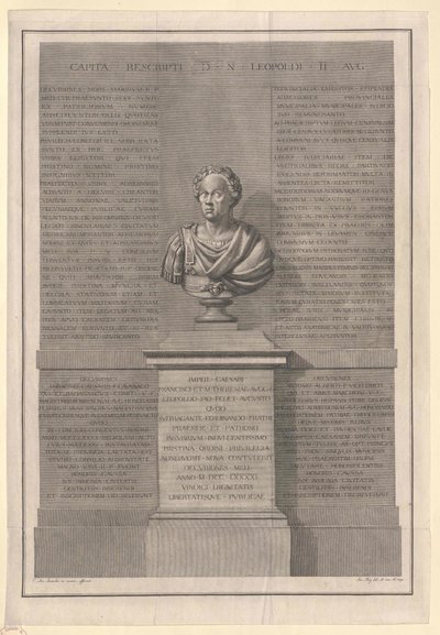 Heilige Roomse Keizer Leopold II door Artist Unknown