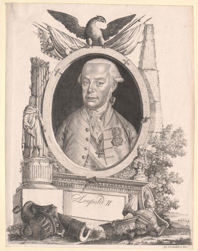 Heilige Roomse Keizer Leopold II door Artist Unknown