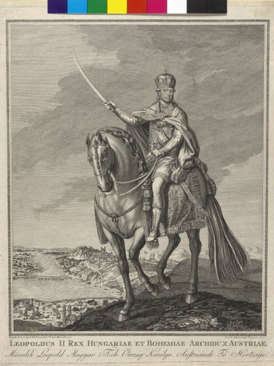 Heilige Roomse Keizer Leopold II door Artist Unknown