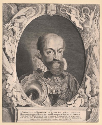 Heilige Roomse keizer Maximiliaan II door Artist Unknown