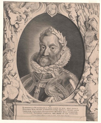 Heilige Romeinse keizer Rudolf II door Artist Unknown