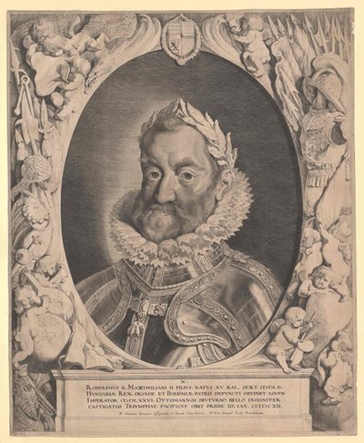 Heilige Romeinse keizer Rudolf II door Artist Unknown