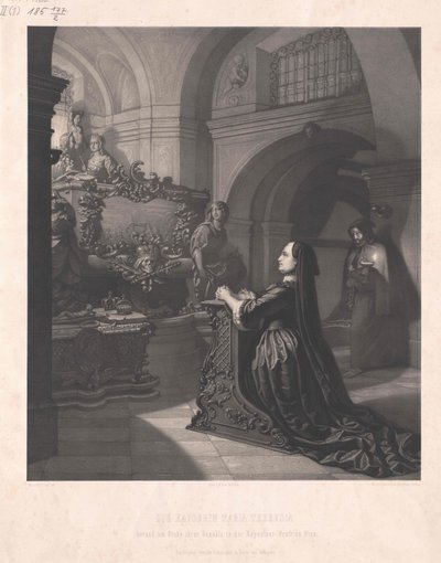 Heilige Romeinse keizerin Maria Theresia door Artist Unknown
