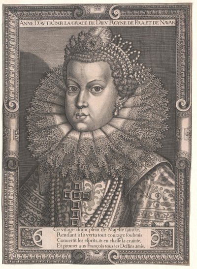 Infanta van Spanje Anna door Artist Unknown