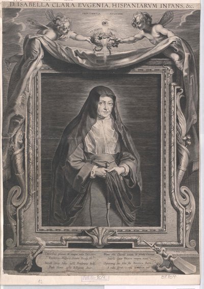 Infanta van Spanje Isabella Clara Eugenia door Artist Unknown