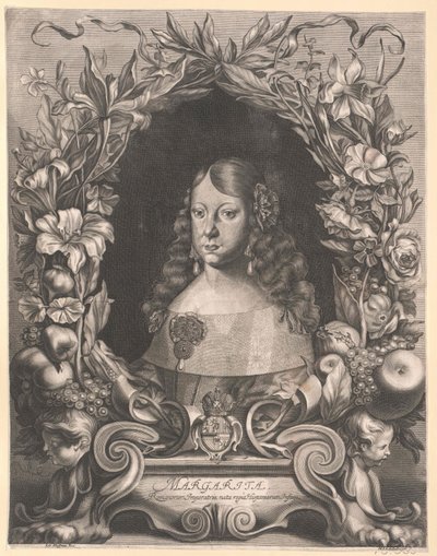 Infanta van Spanje Margaret Theresia door Artist Unknown