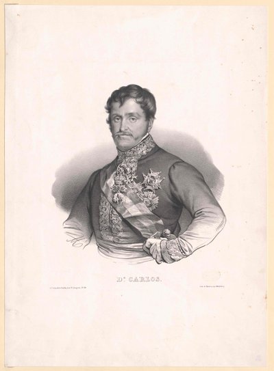 Infante van Spanje Karl door Artist Unknown