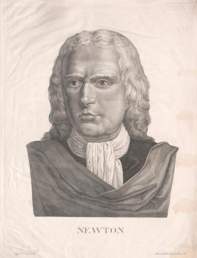 Isaac Newton door Artist Unknown