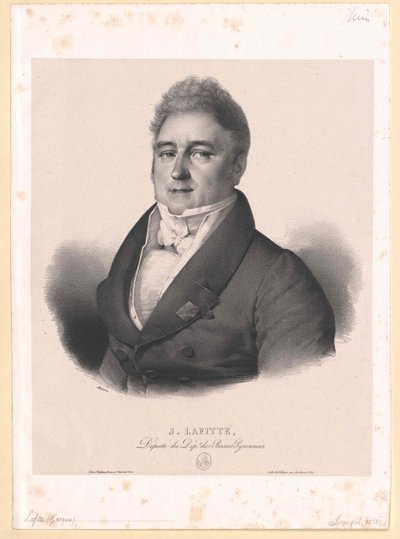 Jacques Lafitte door Artist Unknown