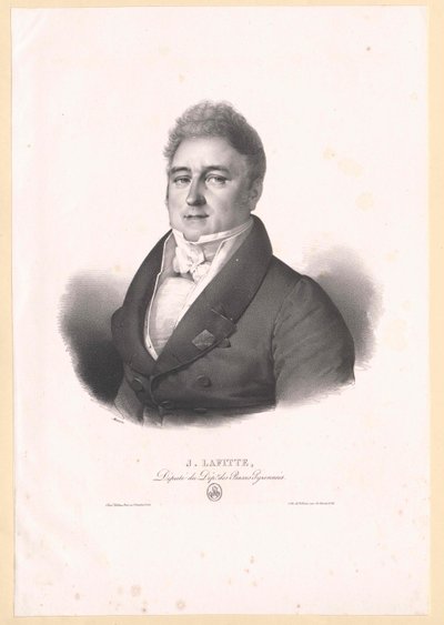 Jacques Lafitte door Artist Unknown