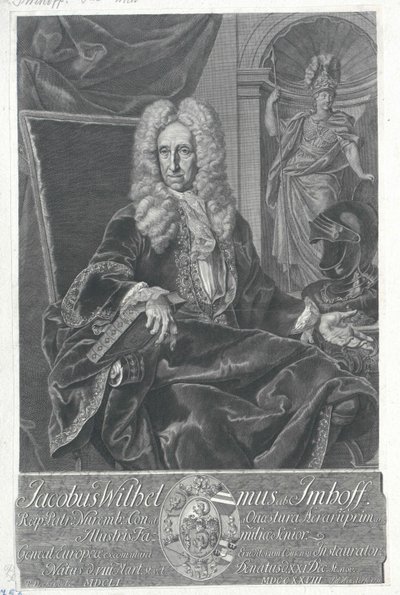 Jakob Wilhelm Imhof door Artist Unknown