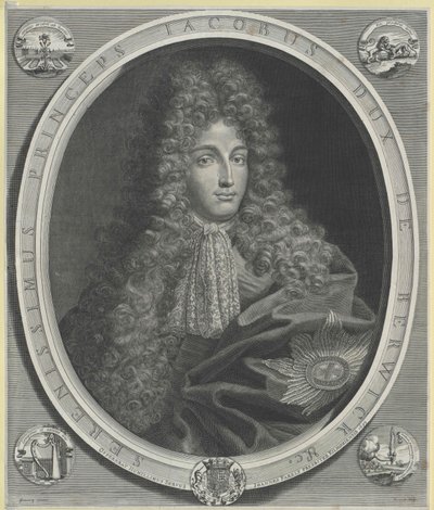 James Hertog van Berwick Fitzjames door Artist Unknown