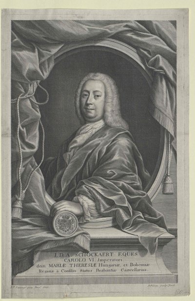 Jean Daniel Antoine Comte de Thirimont Scockart (prent) door Artist Unknown